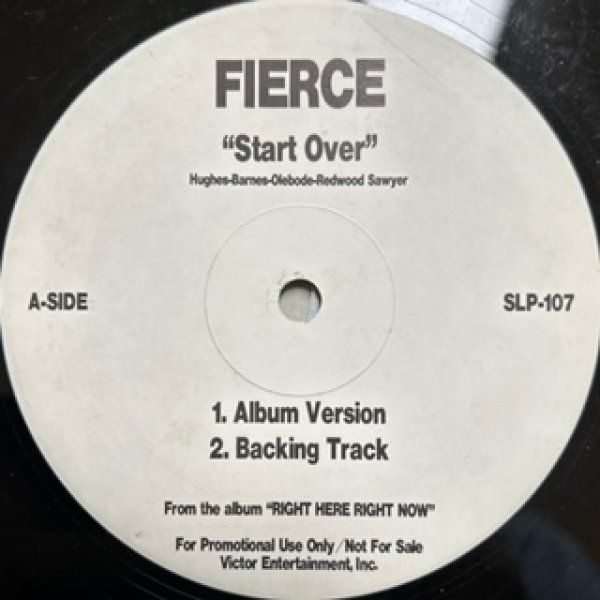 画像1: Fierce / Start Over - JP Promo Only !!! - (1)