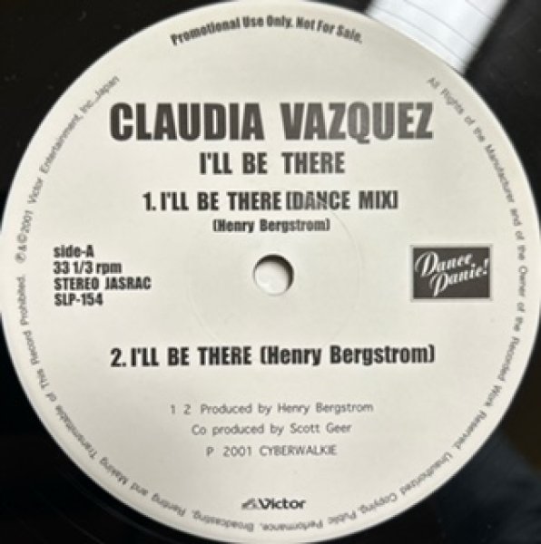 画像1: Claudia vazquez / I'll Be There  - JP Promo Only !!! - (1)