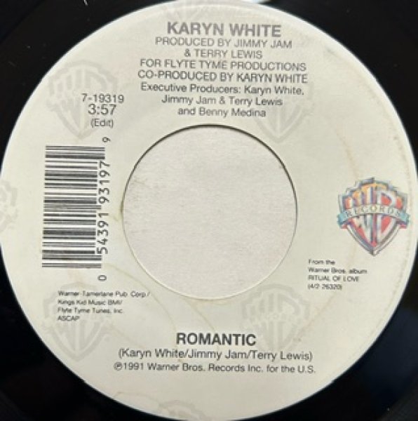 画像1: Karyn White / Romantic - 7 Inch - (1)