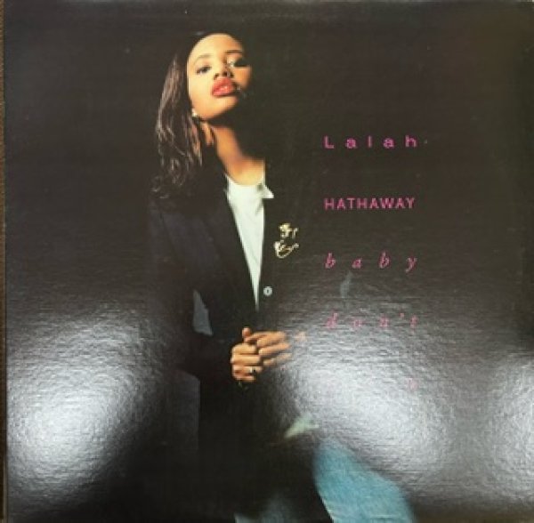 画像1: Lalah Hathaway / Baby Don't Cry cw Heaven Knows - US Press - (1)