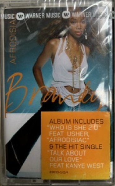 画像1: Brandy / Afrodisiac - Cassette Tape - (1)