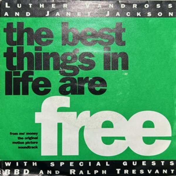 画像1: Luther Vandross And Janet Jackson / The Best Things In Life Are Free - UK Press 7Inch - LP VER  (1)