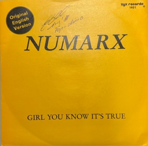 画像1: Nu Marx / Girl You Know It's True - The Recommandable Cover Rap 7 Inch !!!!! - (1)