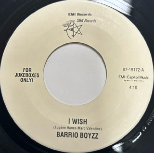 画像1: Barrio Boyzz / I Wish cw You're My Everything - The Recommandable 7 Inch!!!!! - (1)