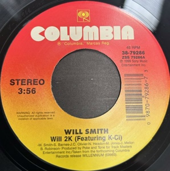 画像1: Will Smith / Will 2K  - The Recommandable 7 Inch - (1)