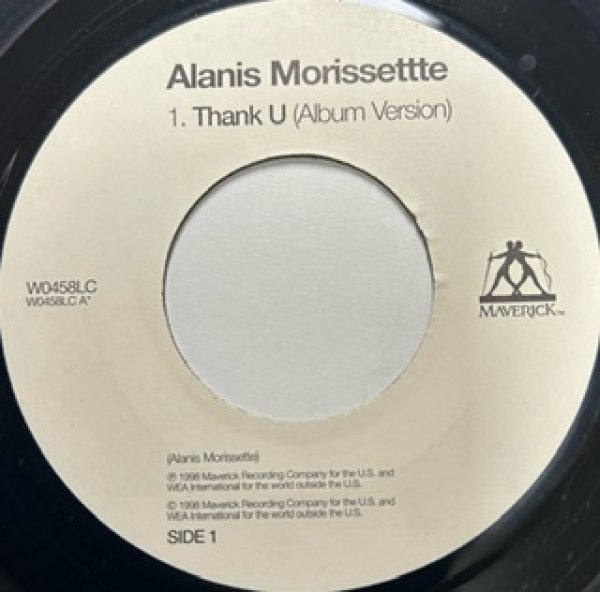 画像1: Alanis Morissettte / Thank U - The Recommandable 7 Inch -  (1)