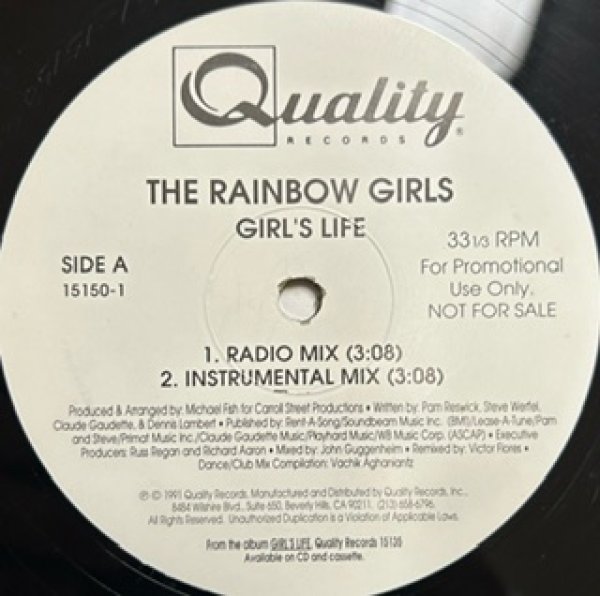 画像1: The Rainbow Girls / Girl's Life - US Promo Rare New Jack Swing !!!  -  (1)