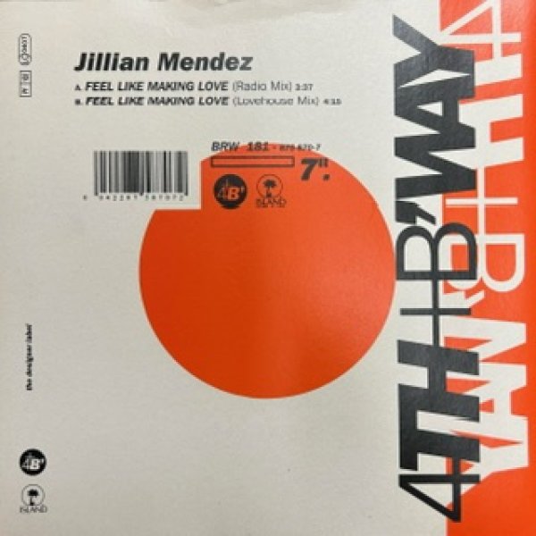 画像1: Jillian Mendez / Feel Like Making Love  - The recommendable Great Cover 7 Inch - (1)