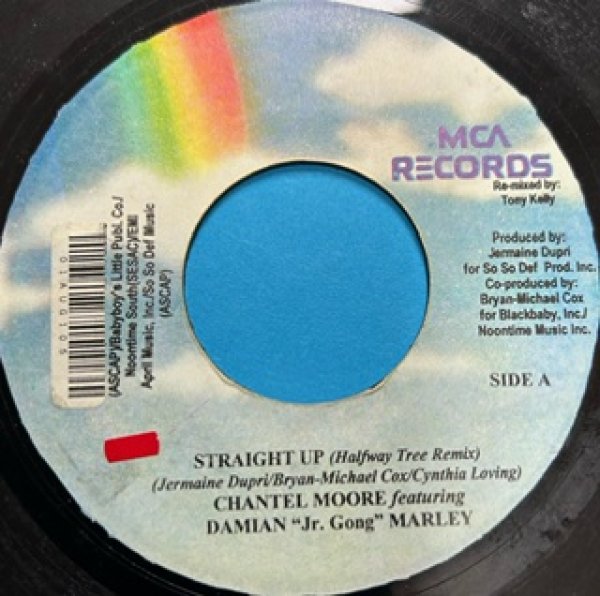 画像1: Chante Moore / Straight Up ft Damian - Jamaican Press Only Remix 7 Inch !!!!! - (1)