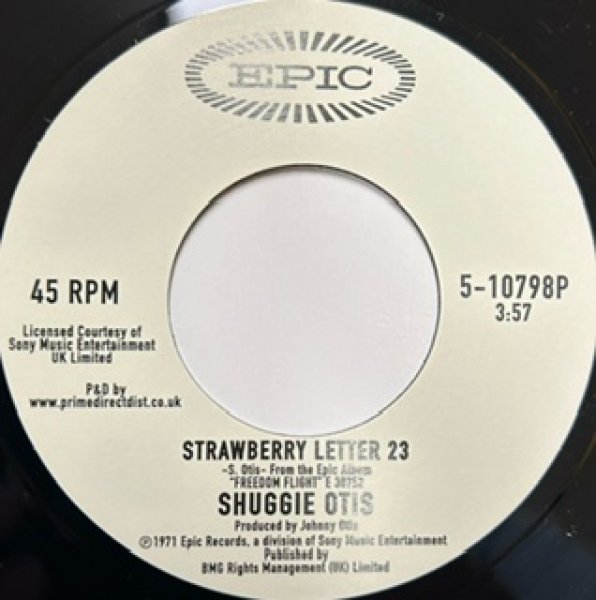 画像1: Shuggie Otis / Strawberry Letter 23 cw Ice Cold Daydream - The Recommandable Cover 7 Inch - (1)