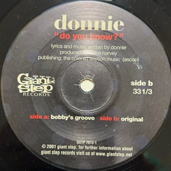 画像1: Donnie / Do You Know  - The Recommandable 7 Inch - (1)