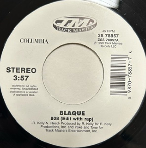 画像1: Blaque / 808 cw I Do - 7 Inch -  (1)