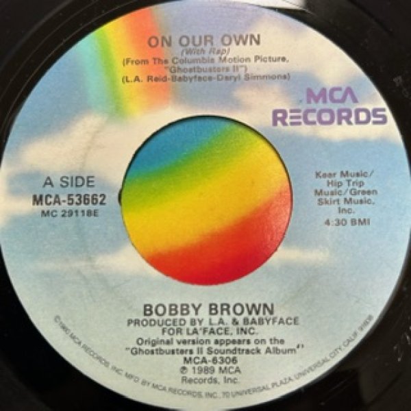 画像1: Bobby Brown / On Our Own - 7 Inch -  (1)