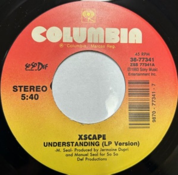 画像1: Xscape / Understanding cw Just Kickin' Remix - 7 Inch - (1)