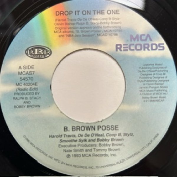 画像1: B.Brown Posse / Drop It On The One - The Recommandable New Jack Swing!!! 7 Inch -  (1)