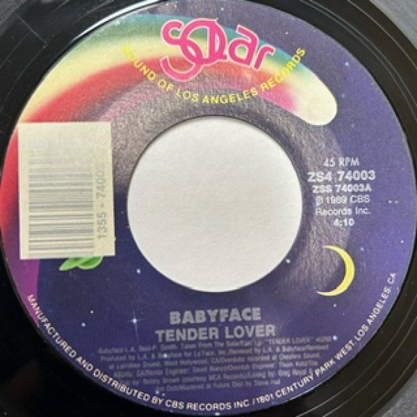 画像1: Baby Face / Tender Lover - 7 Inch - (1)