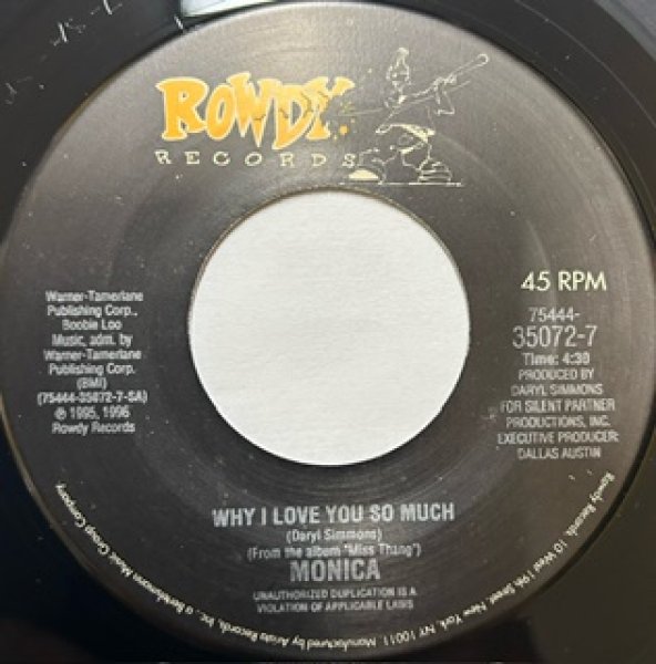 画像1: Monica / Why I Love You So Much cw Ain' Nobody - The Recommandable 7 Inch - (1)