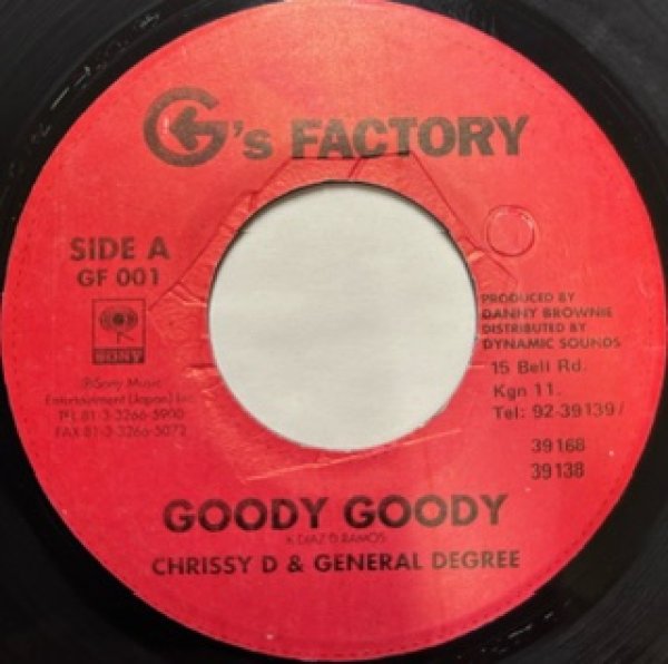 画像1: Chrissy D & General Degree / Goody Goody - Reggae Cover !!!!! - 7 Inch Only !!!!! (1)