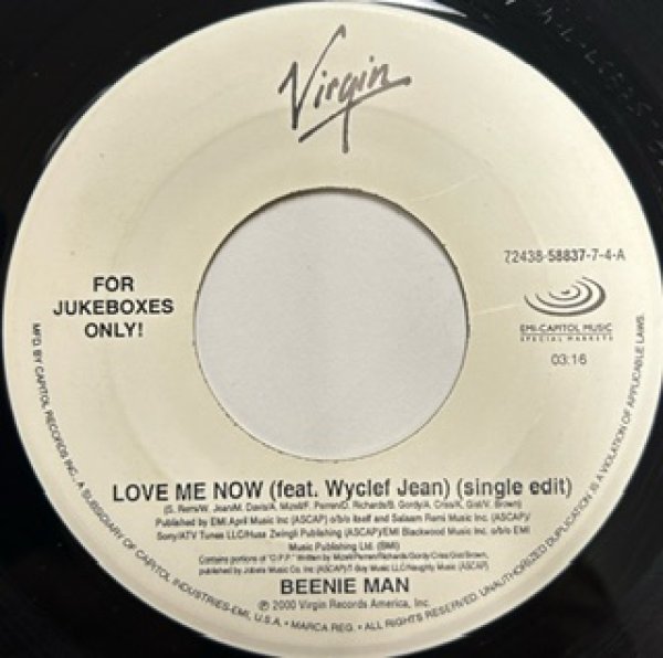 画像1: Beenie Man / Love Me Now cw Ain't Nobody - The Recommandable 7 Inch - (1)