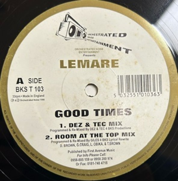 画像1: Lemare / Good Time - The Recommandable Item -  (1)