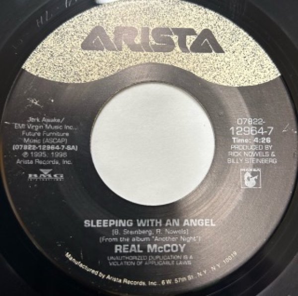 画像1: Real McCoy / Sleeping With An Angel cw Oh Boy - 7 Inch  The Recommendable Item - (1)