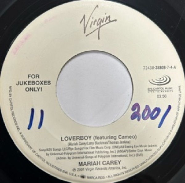 画像1: Mariah Carey / Loverboy cw Never Too Far - 7 Inch -  (1)