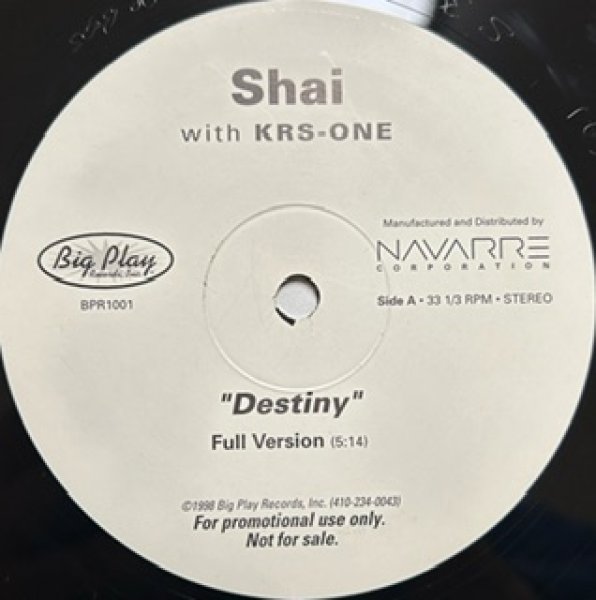 画像1: Shai with KRS One / Destiny - US Promo Only - (1)