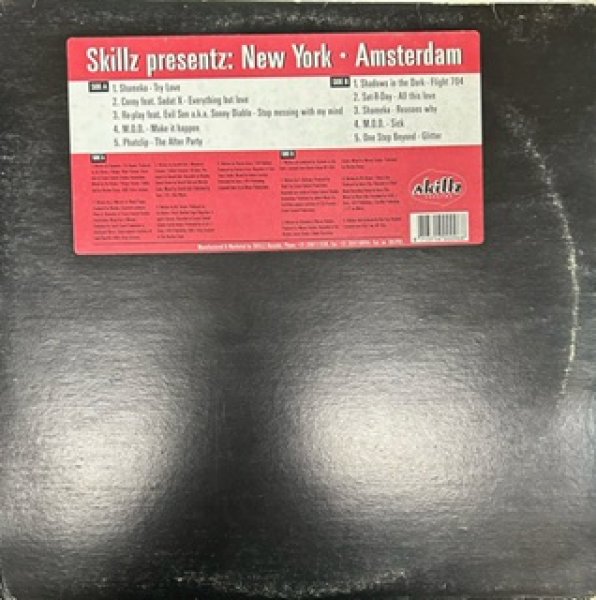 画像1: Various / Skillz presentz - New York Amsterdam  - Compilation LP -  (1)