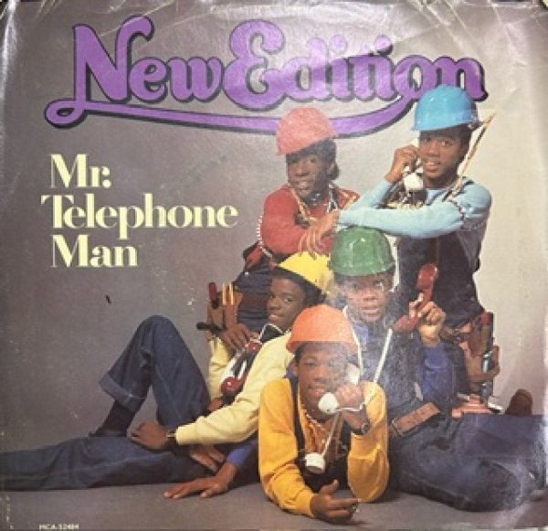 画像1: New Edition / Mr.Telephone Man - 7 Inch - US Press (1)