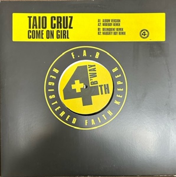 画像1: Taio Cruz / Come On Girl - UK Press - (1)