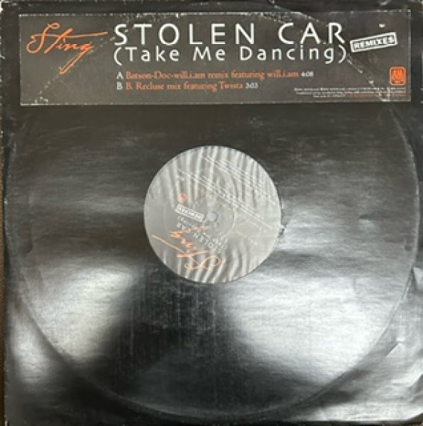 画像1: Sting / Stolen Car - EU Promo Only Remixes -  (1)