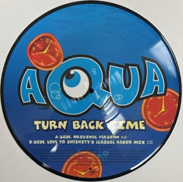 画像1: Aqua / Turn Back Time - 10 Inch Picture Record - (1)