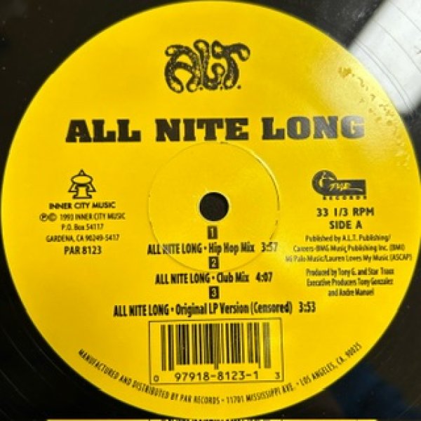 画像1: ALT / All Nite Long - The Recommandable Cover !!! - (1)