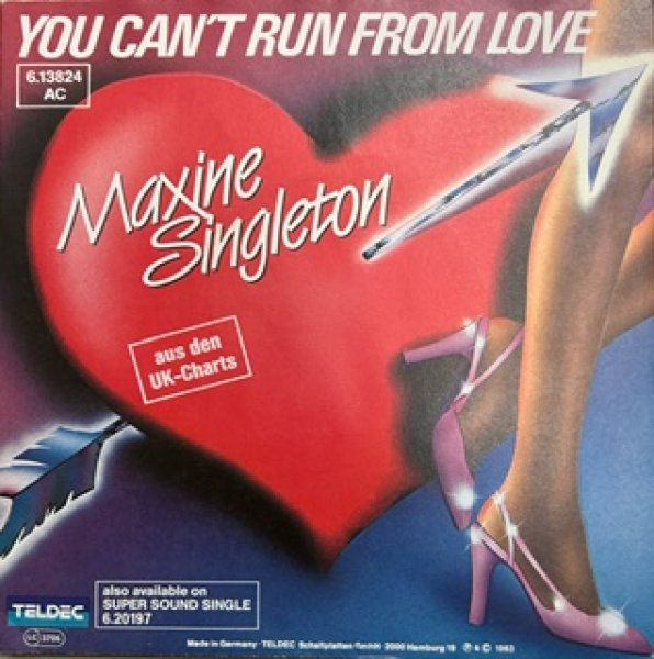 画像1: Maxine Singleton / You Can't Run From Love - 7 Inch - (1)