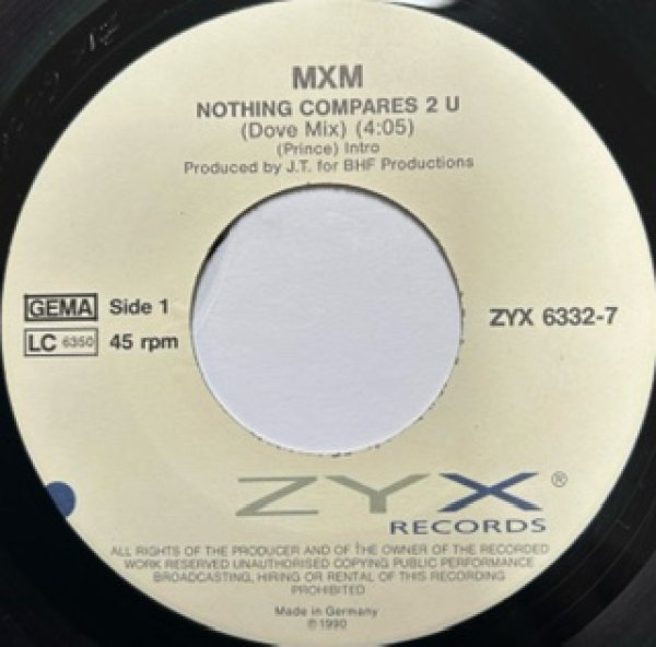 画像1: M and M / Nothing Compares 2 U - Nice Ground Beat Cover 7 Inch - (1)