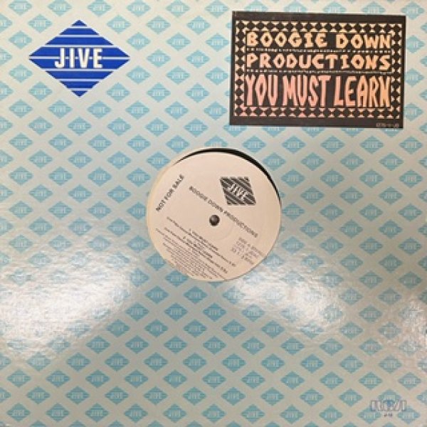 画像1: Boogie Down Productions / You Must Learn  - The Recommandable Item - (1)