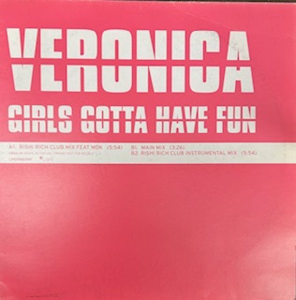 画像1: Veronica / Girls Gotta Have Fun - UK Promo - (1)