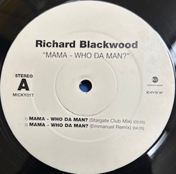 画像1: Richard Blackwood / Mama - Who Da Man? - UK Promo - Nice Cover !!! (1)