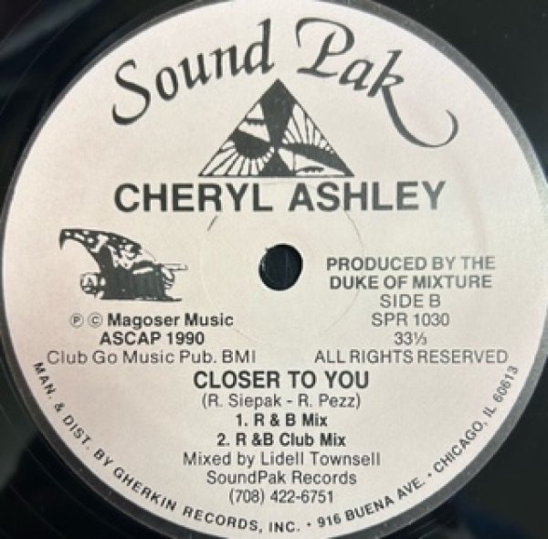 画像1: Cheryl Ashley / Closer To You - The Recommandable New Jack Swing - (1)