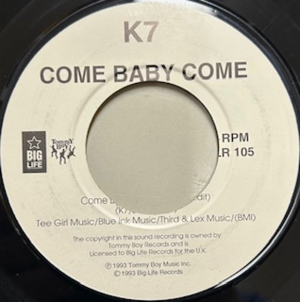 画像1: K7 / Come Baby Come cw Hi De Ho - 7 Inch - (1)