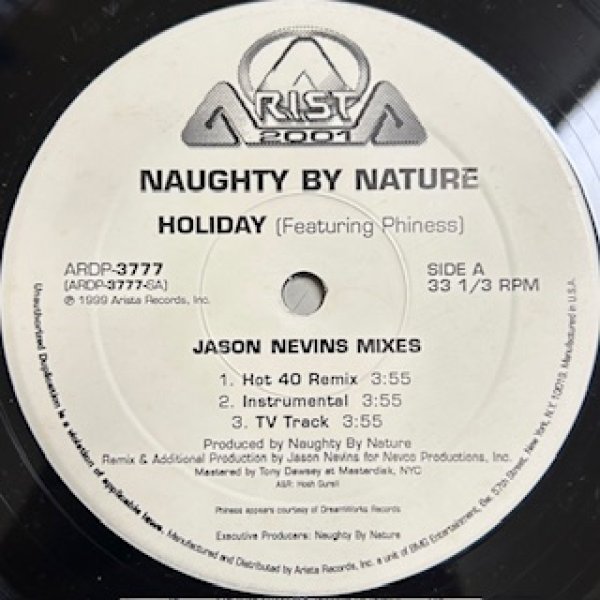 画像1: Naughty By Nature / Holiday - US Promo Only Jason Nevies Mixes - (1)