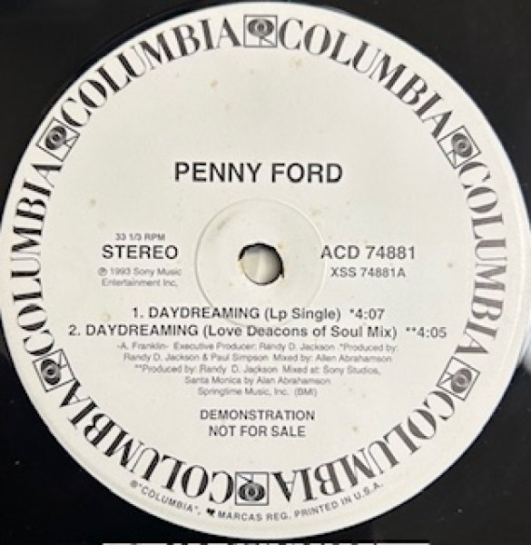 画像1: Penny Ford / Day Dreaming - US Promo Only Remix !!! - (1)