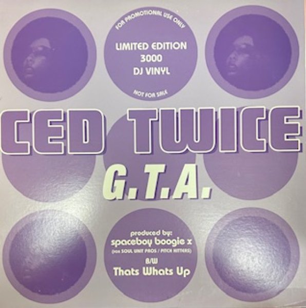 画像1: Ced Twice / G.T.A. - The Recommandable US Promo Only Colour Vinyl!!! - (1)