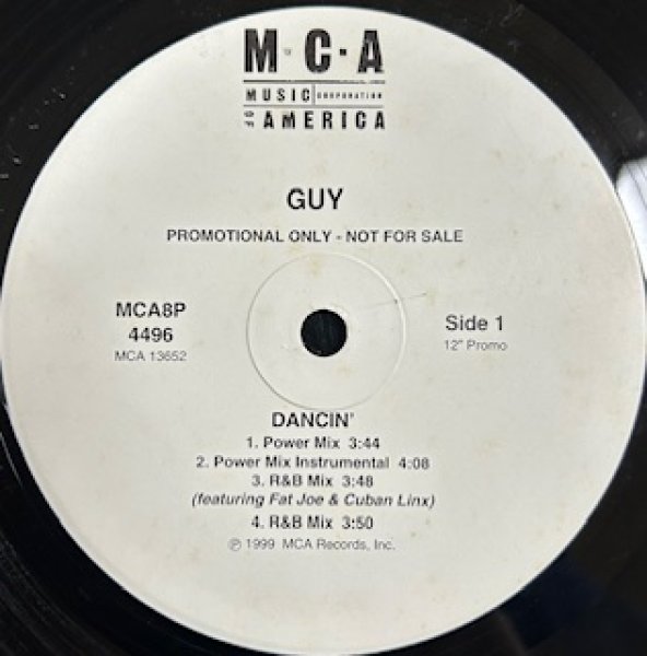 画像1: Guy / Dancin' - US Promo Only - Inc Teddy Riley Old School Mix (1)